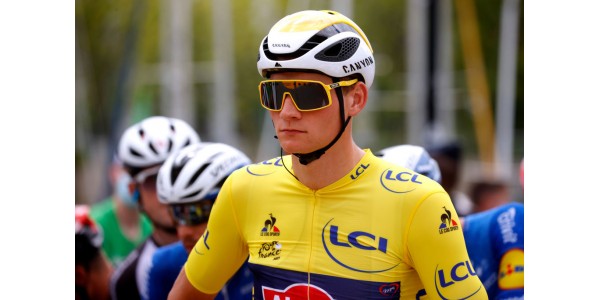 Mathieu van der Poel Ziel rosa Hemd